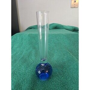 Milan Metelák - Harrachov glass - Controlled Bubble Bud Vase 6in.